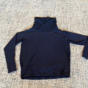 LULULEMON BLACK COWL NECK TOP LONG SLEEVE size 10 or 12